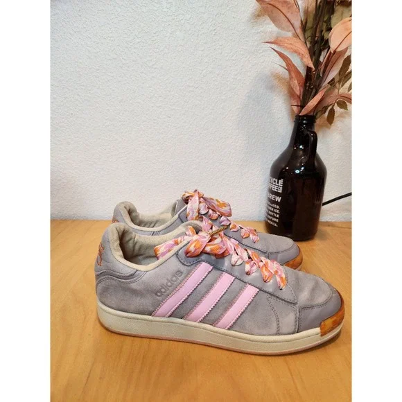 adidas gazelle silver green womens Vintage Adidas High Top Sneakers Women's US 7  dla dushy